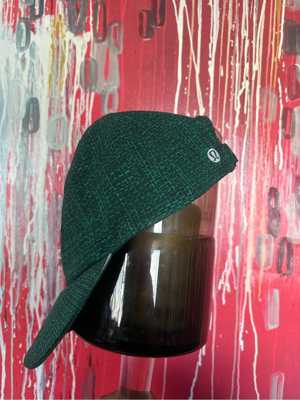 lululemon athletica Dark Green Patterned Baseball Cap